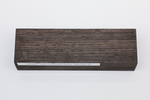 Czarny dąb Black Oak stabilizowane drewno na rękojeść noża stabilized wood for knife