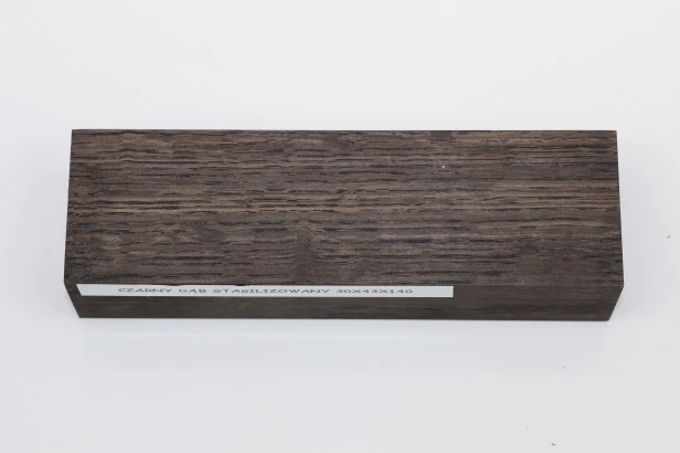 Czarny dąb Black Oak stabilizowane drewno na rękojeść noża stabilized wood for knife