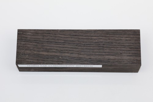 Czarny dąb Black Oak stabilizowane drewno na rękojeść noża stabilized wood for knife