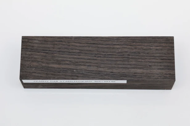 Czarny dąb Black Oak stabilizowane drewno na rękojeść noża stabilized wood for knife