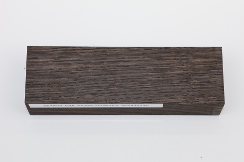 Czarny dąb Black Oak stabilizowane drewno na rękojeść noża stabilized wood for knife