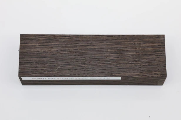 Czarny dąb Black Oak stabilizowane drewno na rękojeść noża stabilized wood for knife