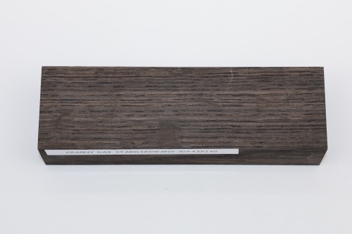 Czarny dąb Black Oak stabilizowane drewno na rękojeść noża stabilized wood for knife