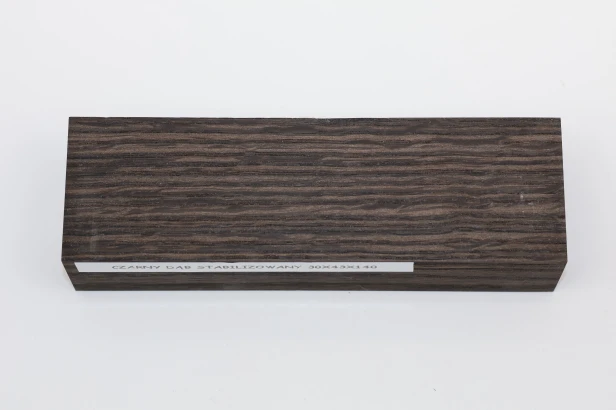 Czarny dąb Black Oak stabilizowane drewno na rękojeść noża stabilized wood for knife