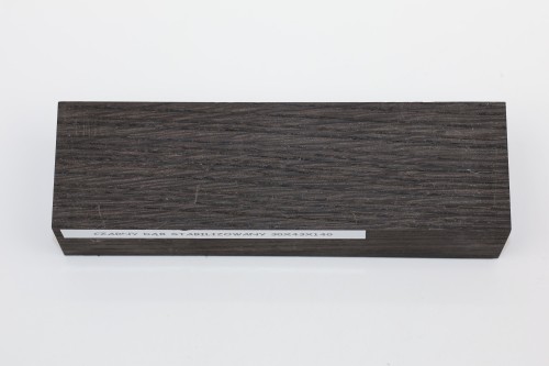 Czarny dąb Black Oak stabilizowane drewno na rękojeść noża stabilized wood for knife