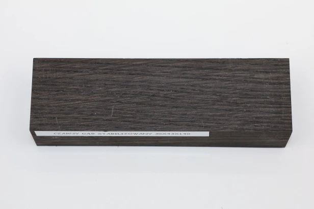 Czarny dąb Black Oak stabilizowane drewno na rękojeść noża stabilized wood for knife