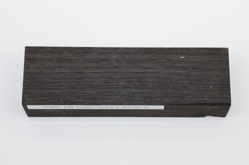 Czarny dąb Black Oak stabilizowane drewno na rękojeść noża stabilized wood for knife