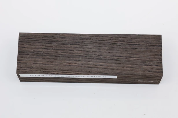 Czarny dąb Black Oak stabilizowane drewno na rękojeść noża stabilized wood for knife