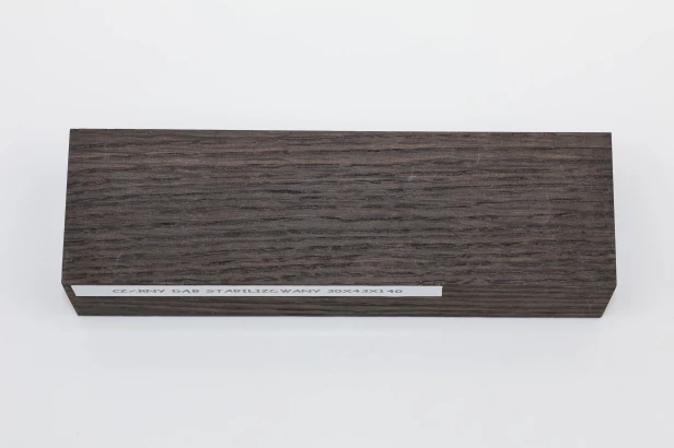 Czarny dąb Black Oak stabilizowane drewno na rękojeść noża stabilized wood for knife