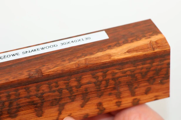 Drewno wężowe Snakewood na rękojeść noża wood for knife