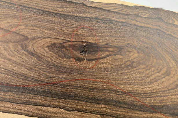 Ziricote Wood drewniany top na gitarę guitar top