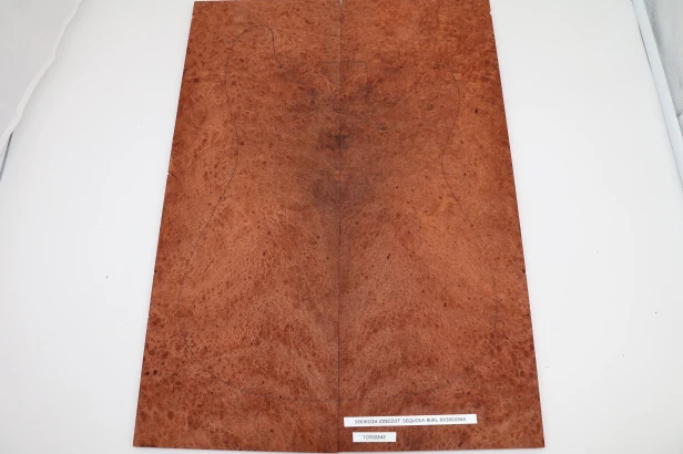 Sekwoja czeczot Sequoia Burl drewniany top na gitarę guitar top