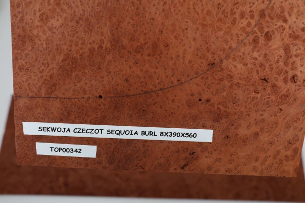 Sekwoja czeczot Sequoia Burl drewniany top na gitarę guitar top