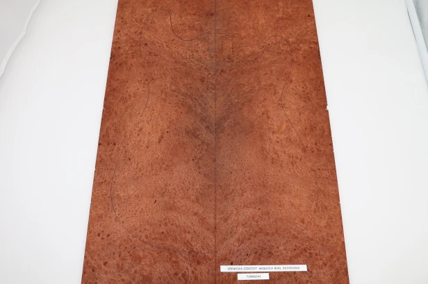 Sekwoja czeczot Sequoia Burl drewniany top na gitarę guitar top