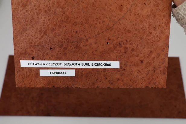 Sekwoja czeczot Sequoia Burl drewniany top na gitarę guitar top
