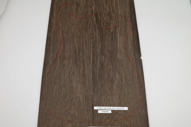 Czarny Dąb Black Oak drewniany top na gitarę guitar top