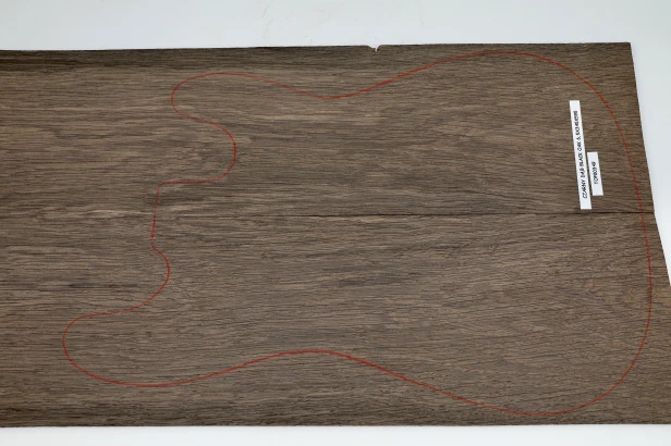 Czarny Dąb Black Oak drewniany top na gitarę guitar top