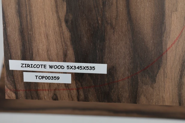 Ziricote Wood drewniany top na gitarę guitar top
