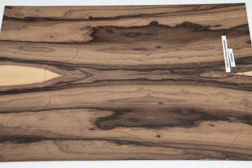 Ziricote Wood drewniany top na gitarę guitar top