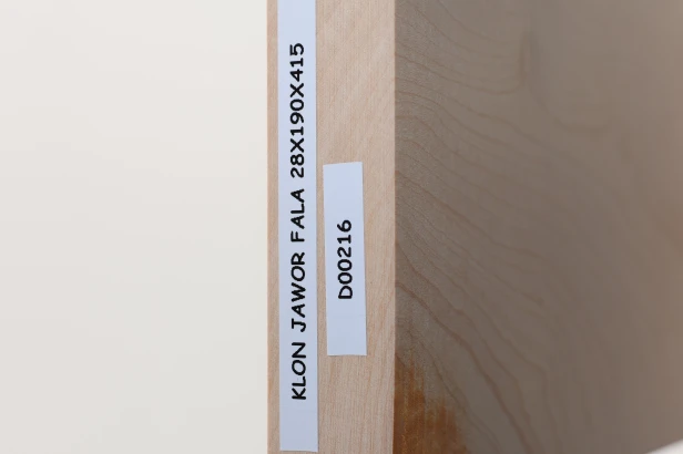 Klon jawor fala Sycamore Maple Flame deska drewniana wooden board