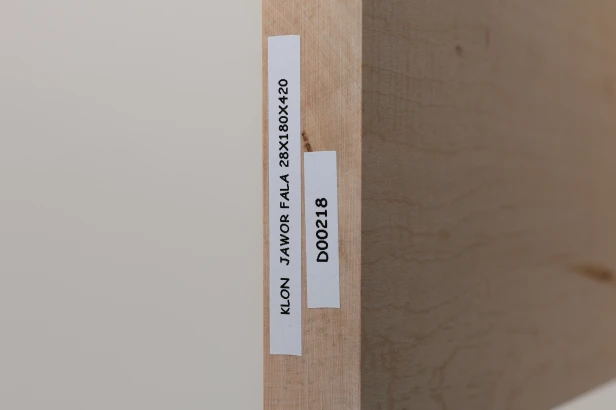 Klon jawor fala Sycamore Maple Flame deska drewniana wooden board