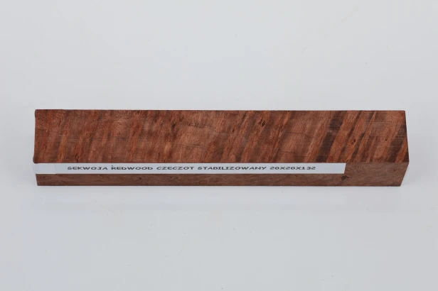 Sekwoja czeczot Sequoia Redwood Burl stabilizowane drewno na długopis stabilized wood for pen blank