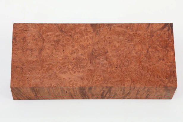 Sekwoja czeczot Sequoia Redwood Burl stabilizowane drewno na rękojeść noża stabilized wood for knife