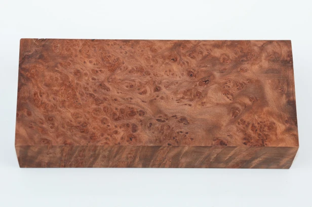 Sekwoja czeczot Sequoia Redwood Burl stabilizowane drewno na rękojeść noża stabilized wood for knife