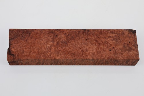 Sekwoja czeczot Sequoia Redwood Burl stabilizowane drewno na rękojeść noża stabilized wood for knife