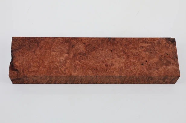 Sekwoja czeczot Sequoia Redwood Burl stabilizowane drewno na rękojeść noża stabilized wood for knife