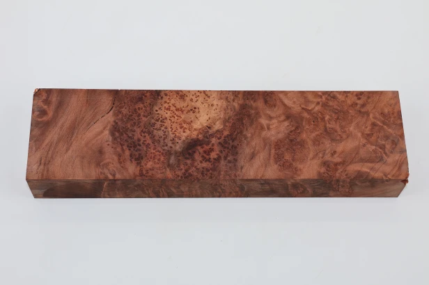 Sekwoja czeczot Sequoia Redwood Burl stabilizowane drewno na rękojeść noża stabilized wood for knife