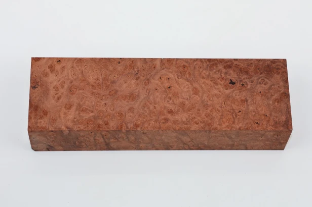 Sekwoja czeczot Sequoia Redwood Burl stabilizowane drewno na rękojeść noża stabilized wood for knife