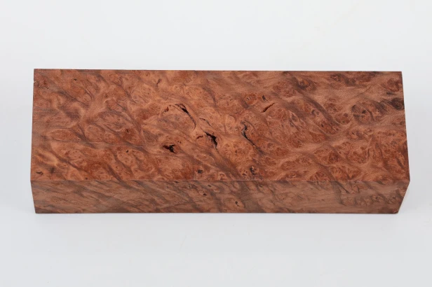 Sekwoja czeczot Sequoia Redwood Burl stabilizowane drewno na rękojeść noża stabilized wood for knife