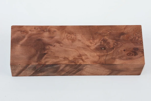 Sekwoja czeczot Sequoia Redwood Burl stabilizowane drewno na rękojeść noża stabilized wood for knife