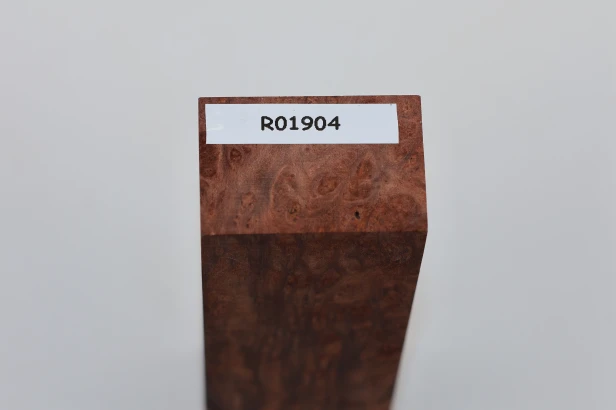 Sekwoja czeczot Sequoia Redwood Burl stabilizowane drewno na rękojeść noża stabilized wood for knife