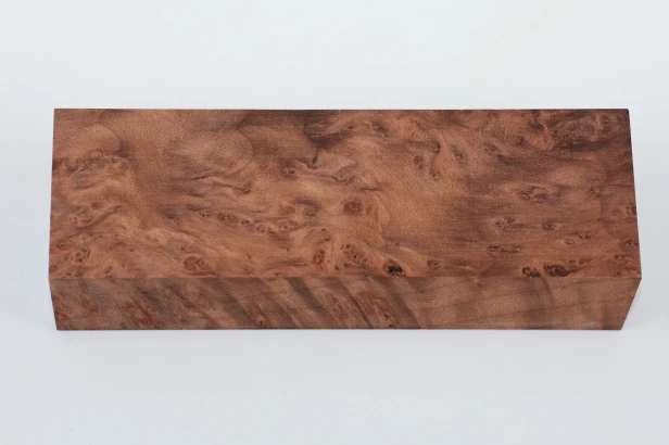 Sekwoja czeczot Sequoia Redwood Burl stabilizowane drewno na rękojeść noża stabilized wood for knife