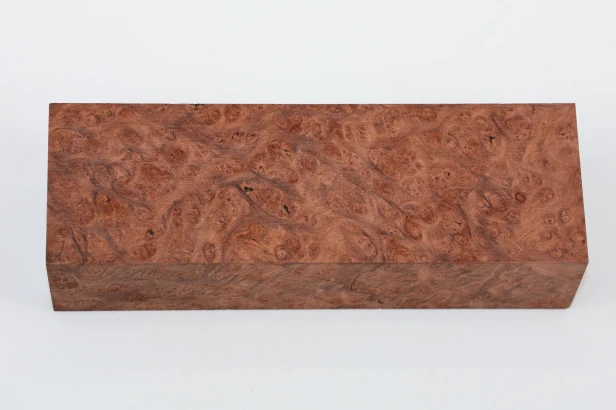 Sekwoja czeczot Sequoia Redwood Burl stabilizowane drewno na rękojeść noża stabilized wood for knife