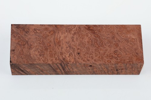 Sekwoja czeczot Sequoia Redwood Burl stabilizowane drewno na rękojeść noża stabilized wood for knife