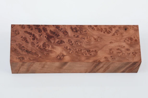 Sekwoja czeczot Sequoia Redwood Burl stabilizowane drewno na rękojeść noża stabilized wood for knife