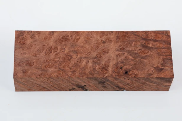 Sekwoja czeczot Sequoia Redwood Burl stabilizowane drewno na rękojeść noża stabilized wood for knife