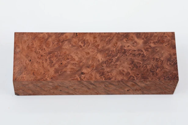 Sekwoja czeczot Sequoia Redwood Burl stabilizowane drewno na rękojeść noża stabilized wood for knife