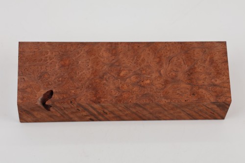 Sekwoja czeczot Sequoia Redwood Burl stabilizowane drewno na rękojeść noża stabilized wood for knife
