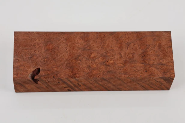 Sekwoja czeczot Sequoia Redwood Burl stabilizowane drewno na rękojeść noża stabilized wood for knife