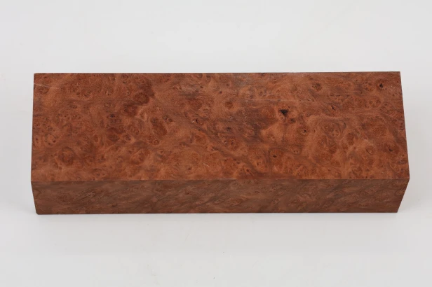 Sekwoja czeczot Sequoia Redwood Burl stabilizowane drewno na rękojeść noża stabilized wood for knife