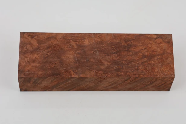 Sekwoja czeczot Sequoia Redwood Burl stabilizowane drewno na rękojeść noża stabilized wood for knife