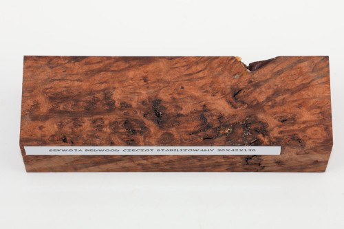 Sekwoja czeczot Sequoia Redwood Burl stabilizowane drewno na biżuterię stabilized wood for jewelry