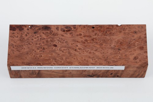 Sekwoja czeczot Sequoia Redwood Burl stabilizowane drewno na biżuterię stabilized wood for jewelry