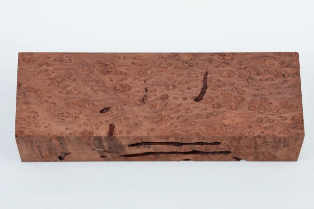 Sekwoja czeczot Sequoia Redwood Burl stabilizowane drewno na biżuterię stabilized wood for jewelry
