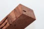 Sekwoja czeczot Sequoia Redwood Burl stabilizowane drewno na biżuterię stabilized wood for jewelry