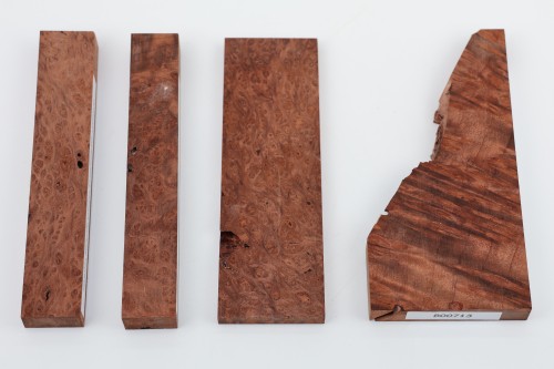 Sekwoja czeczot Sequoia Redwood Burl stabilizowane drewno na biżuterię stabilized wood for jewelry